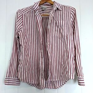 Striped Calvin Klein women's button up
